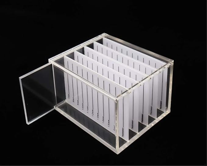 Acrylic 5 Layers clear Eyelash Storage Box, Makeup Display Container, Eyelashes Holder Case Grafting, Eyelash Transparent Box Extension Tool