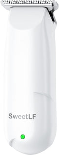 SweetLF Bikini Trimmer for Women-Pubic Hair Trimmer for Women's Legs, Arms & Bikini Line, Body Hair Trimmer with 3 Guards, Type-C Charging, Portable, White