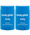 Body Glide Original Anti Chafe Balm | Anti Chafing Stick | Prevent Arm, Chest, Butt, Thigh, Ball Chafing & Irritation | Trusted Skin Protection Since 1996 |1.5oz-2pk