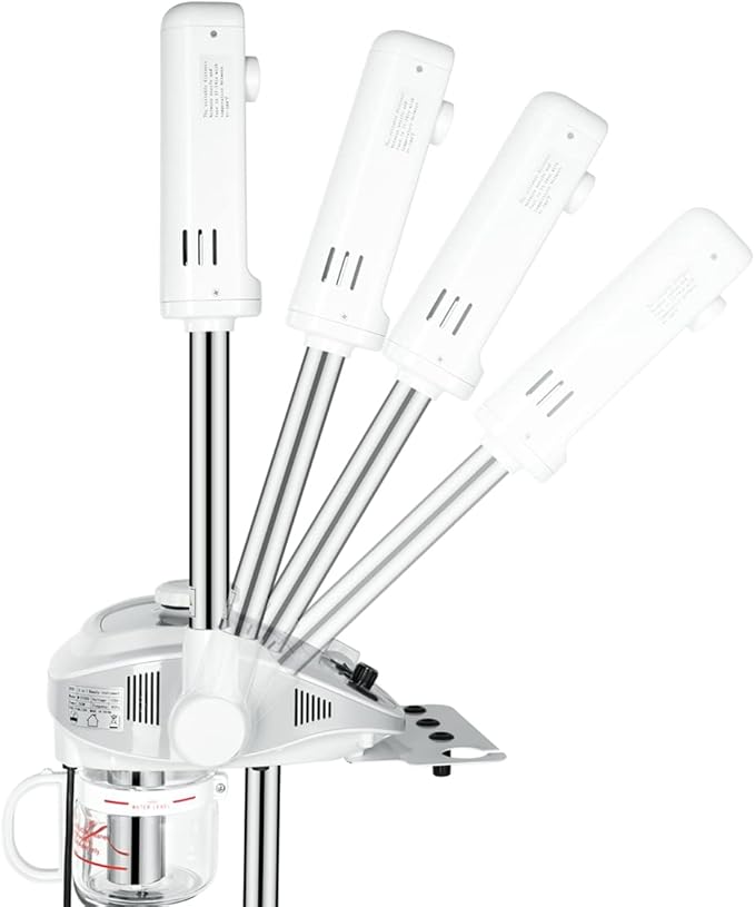 Eastmagic Professional Facial Steamer Machine & Mag Lamp & High Frequency Skin Care 3 in 1