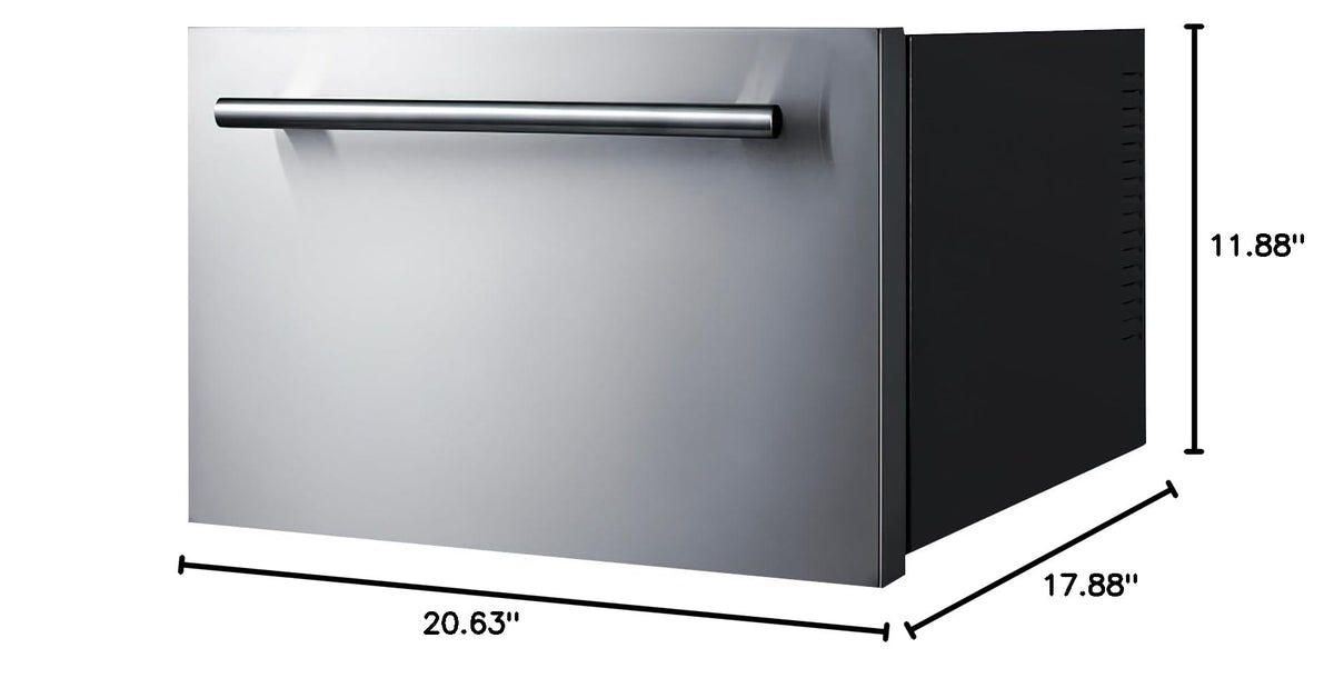 Summit 18” Drawer Cooler, Stainless Steel, COOL1D
