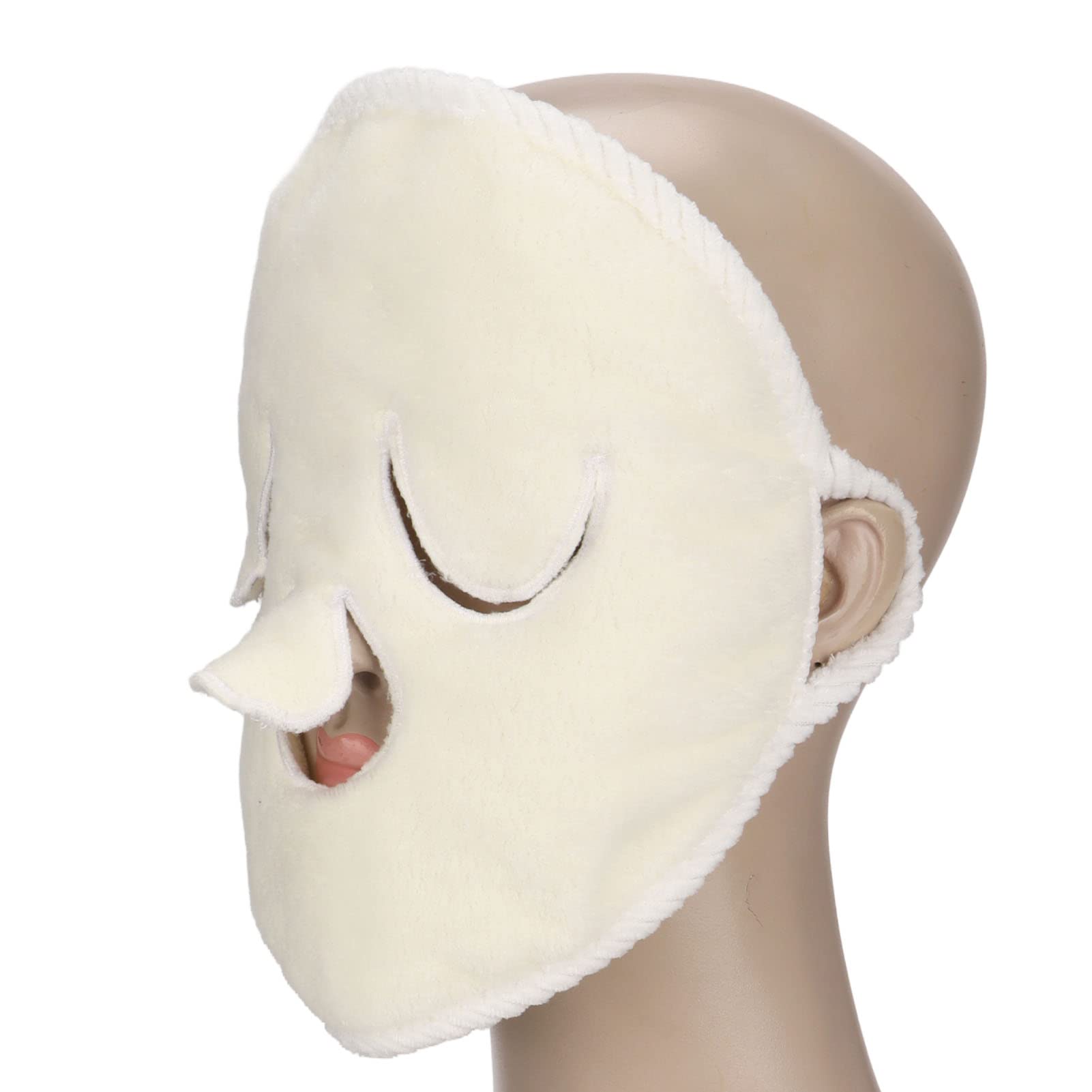 Cold Hot Compress Towel,Reusable Spa Towels 3 Holes Ear Hanging Breathable Face Skin Care Towel for Relaxation