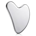 Nuanchu 304 Stainless Steel Gua Sha Facial Tool, Black, Heart