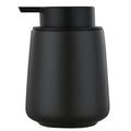12Oz Black Soap Dispenser - Modern Ceramic Lotion Hand Soap Dispenser with Easy-to-Press Black Pump, Reusable and Refillable Liquid Dish Soap Dispensers for Bathroom & Kitchen