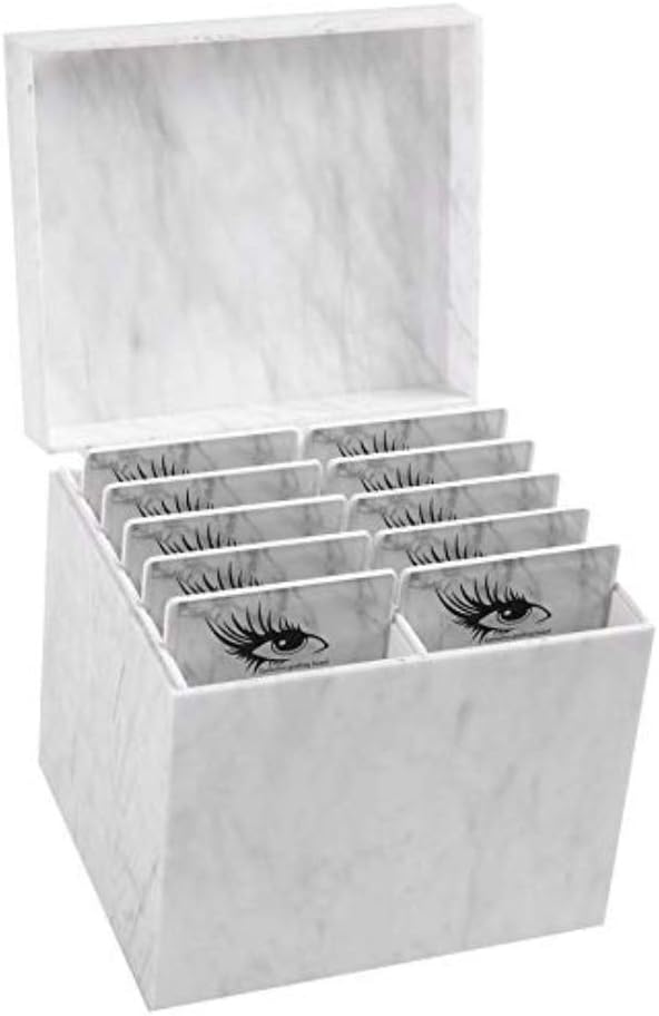 Aufbewahrungsbox für Wimpern aus Acryl, 10 Schichten