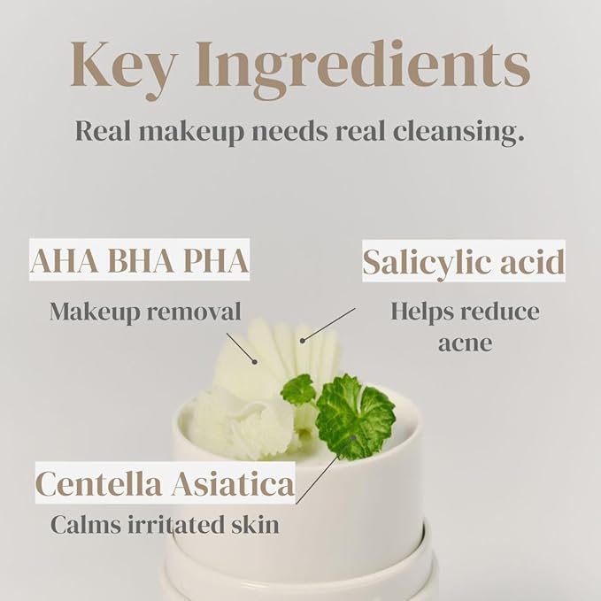 EARTHWARD Pore Perfect Grinding Cleansing Balm I Korean gentle make up remover I excellent for eye makeup I waterproof makeup I pore cleansing I blackheads I oil control