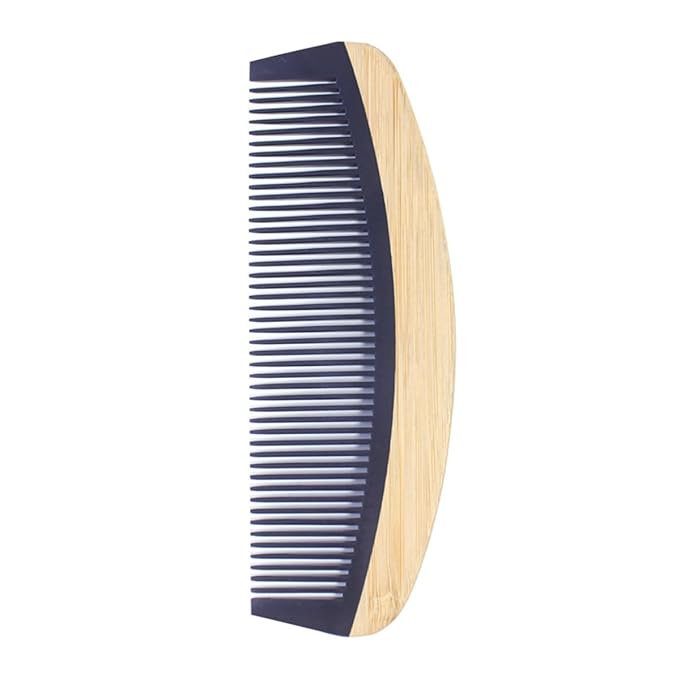 Natural Handmade Bamboo Hair Combs for Women Men, Anti-Static for All Hairstyles & Beard(6.1 in)