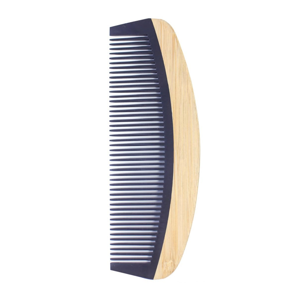 Natural Handmade Bamboo Hair Combs for Women Men, Anti-Static for All Hairstyles & Beard(6.1 in)