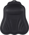 Goowin Bath Pillows for Tub, New Generation Skin-Friendly Silicone Bath Pillow, Luxury Bathtub Pillow for Head and Neck, Powerful Suction Tub Pillow for Bathtub with Inflatable Airbag (Black)