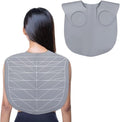 Derkerry Silicone Hair Cutting Guide Collar Waterproof Cutting Mat - Grey