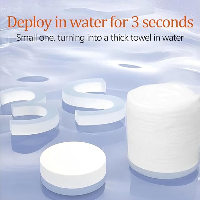 Disposable Face Towel hot face Towel， AK-SHIP Towels Suitable for Towel Warmers for Your Face,Can be Used in Towel dispensers or manually Soaked in Water.(60 pcs Soft Towels)