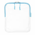 BORSALI TSA Approved Toiletry Bag, Light Blue, Clear Quart Size