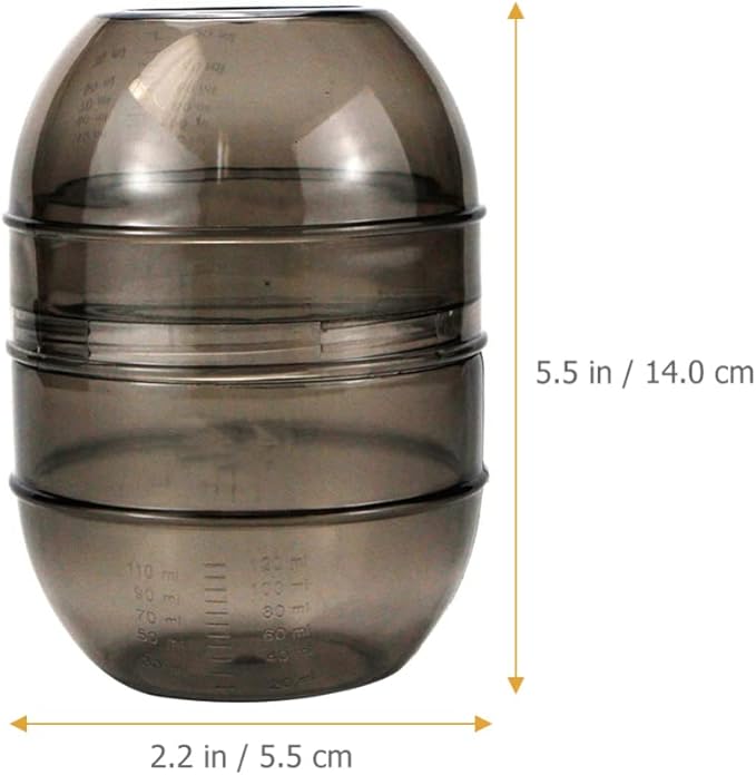 KALLORY Hair Dye Cup, Hair Color Shaker Bowl Plastic Salon Mixing Bowl Hair Color Mixing Tools for Barbershop Home