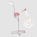 Niuadage Professional Facial Steamer,Ozone Face Steamer on Wheels (Pink)