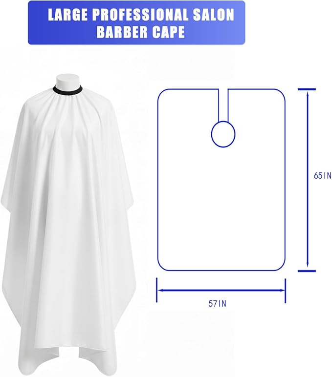 Waterproof Polyester Barber Cape, Extra Large Haircut Cape, Professional Salon Hair Cutting Cape, Hair Cape For Men, Women And Kids