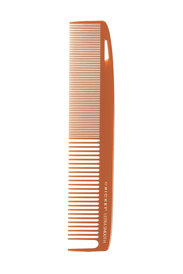 Cricket Ultra Smooth Hair Cutting and Styling Comb Set - Argan, Olive Oil, and Keratin Infused Combs - Frizz Control, Shine Enhancement, and Manageability