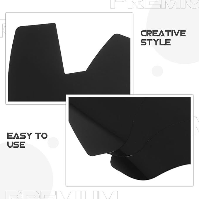 Ipetboom 3Pcs Hairline Enhancing Cards for Men Beard Shaping Tool Hairline Design Template 7.08X4.33In Precise Barber Styling Accessories