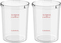 Water Jar for Facial Steamer Professional, Large Capacity Plastic Water Cup for Ozone Facial Steamer Professional Replacement 2pcs