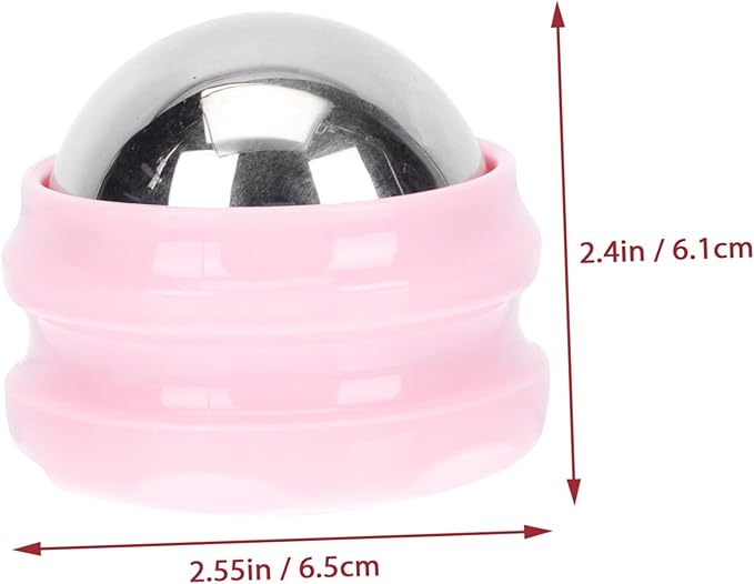GLEAVI Ice Globes for Facials Mini Massage Roller Ball Face Massager Pressure Point Tool Face Rolling Massager Body