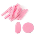 Facial Sponge Compressed,240 Count PVA Professional Makeup Removal Wash Round Face Sponge Spa Pads Exfoliating Cleansing for Women,Pink
