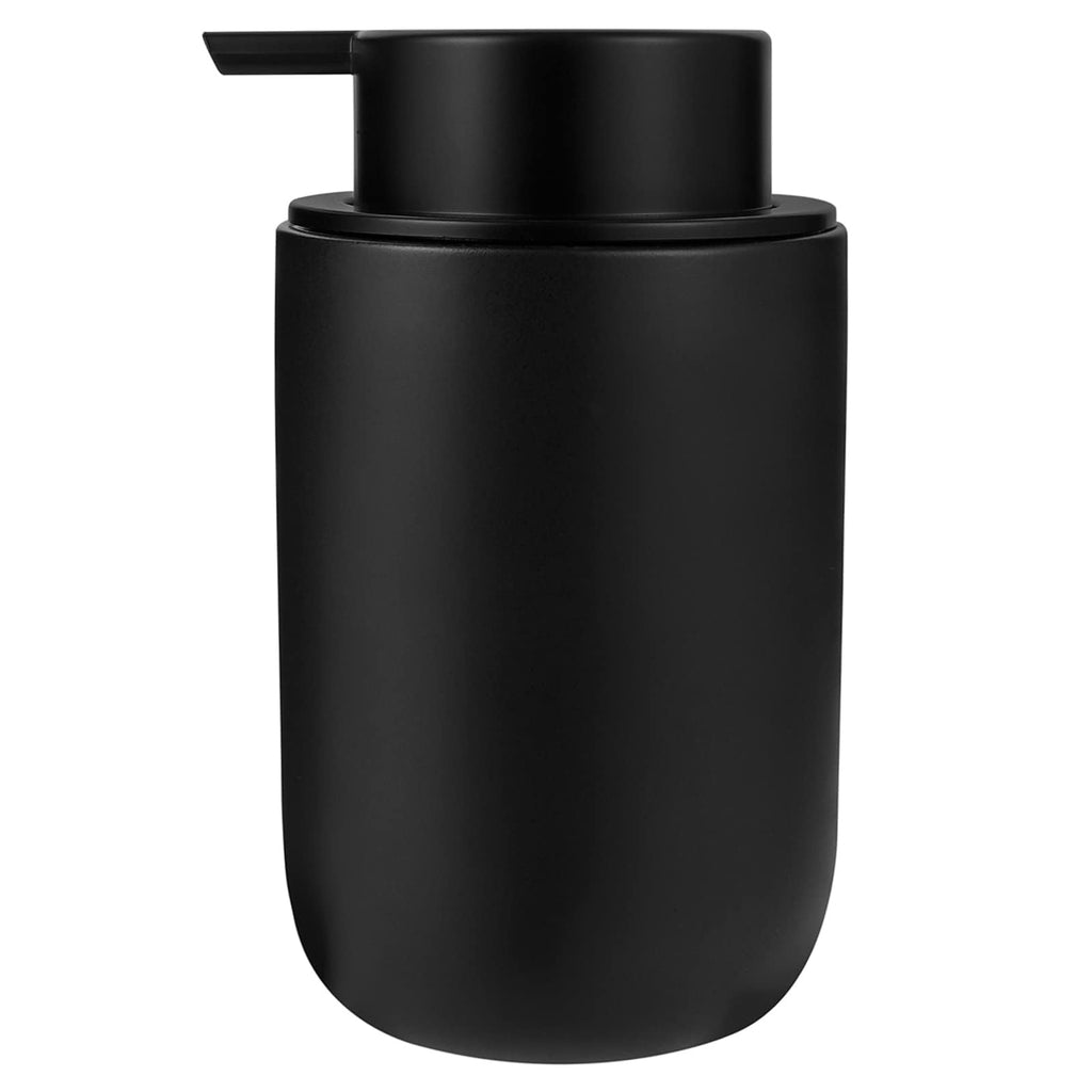 Foaming Soap Dispenser, Thick Ceramic Pump Bottles, Black