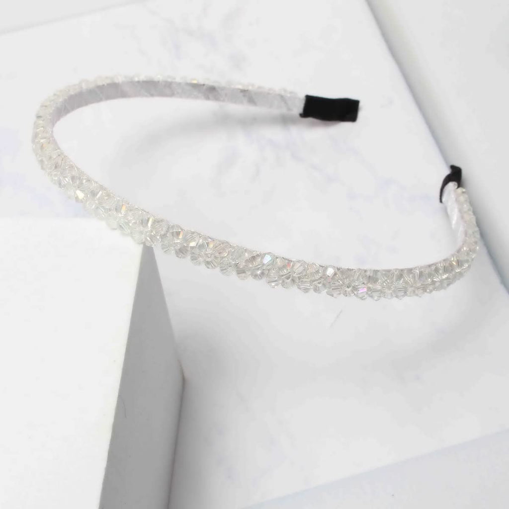 Cuizhiyu Crystal Rhinestone Headbands for Women Crystal Headbands (Color B)