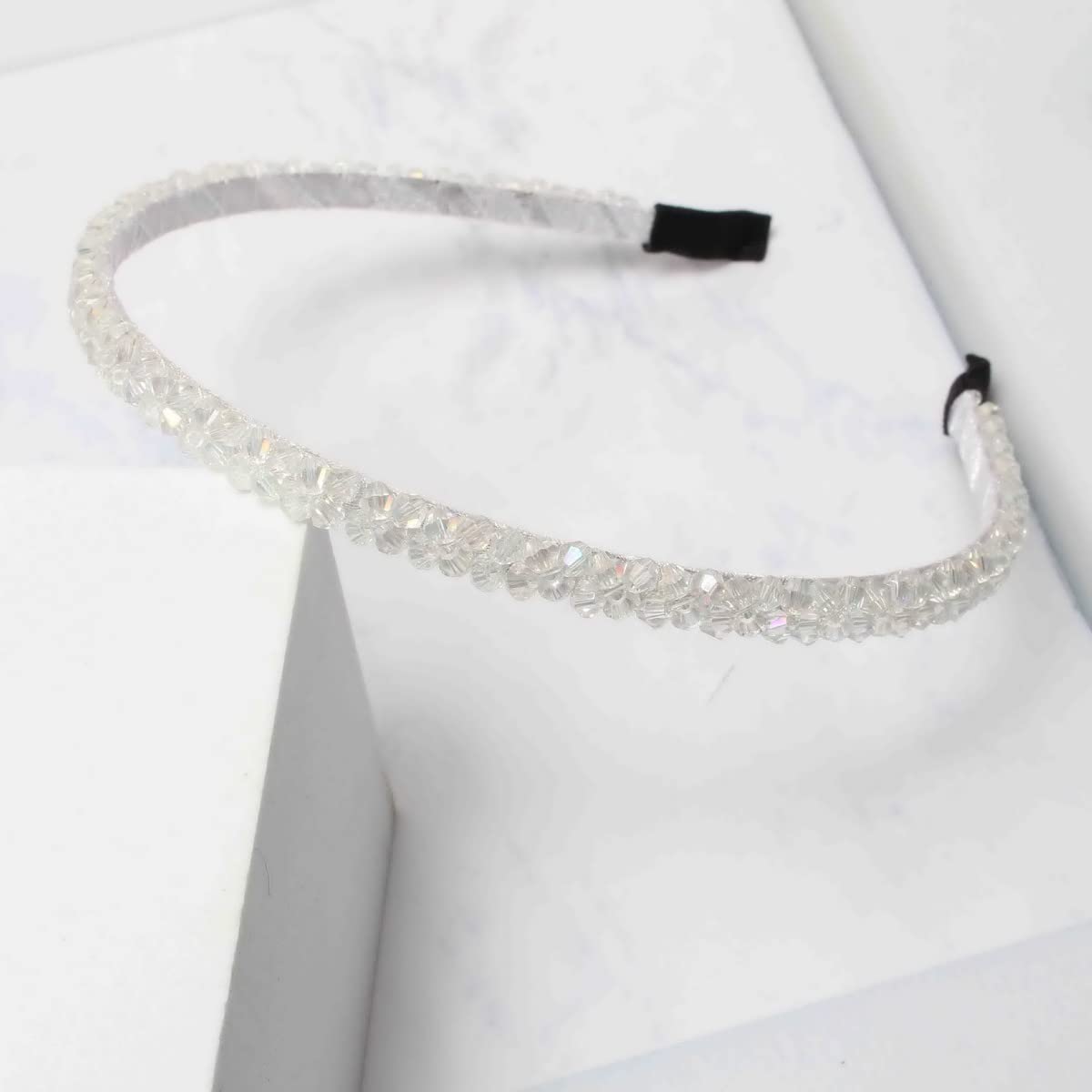 Cuizhiyu Crystal Rhinestone Headbands for Women Crystal Headbands (Color B)