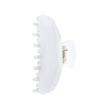 OideGuiing Durable Acetate Hair Clips - 4-Inch Pearl white Claw Clips for Fine and Thick Hair (Pearl white)
