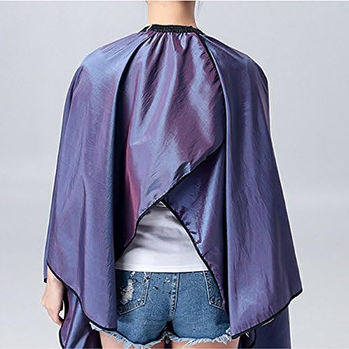 OLizee Hair Cutting Cape with Sleeves, Water-Resistant Salon Barber Cape Gown for Adults, Haircut Hairdressing Apron with Adjustable Neck Closure, 57 x 63 in, (White)