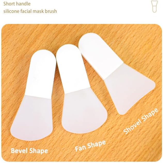 Wopanxye 6pack Face Mask Applicator Brushes, Mini Soft Silicone Eye Mask Spatula Brush, Makeup Skincare Applicators, Small Mask Tools for Eye Facial Mud Clay Mask Paste Gel Body Cream Lotion Butter