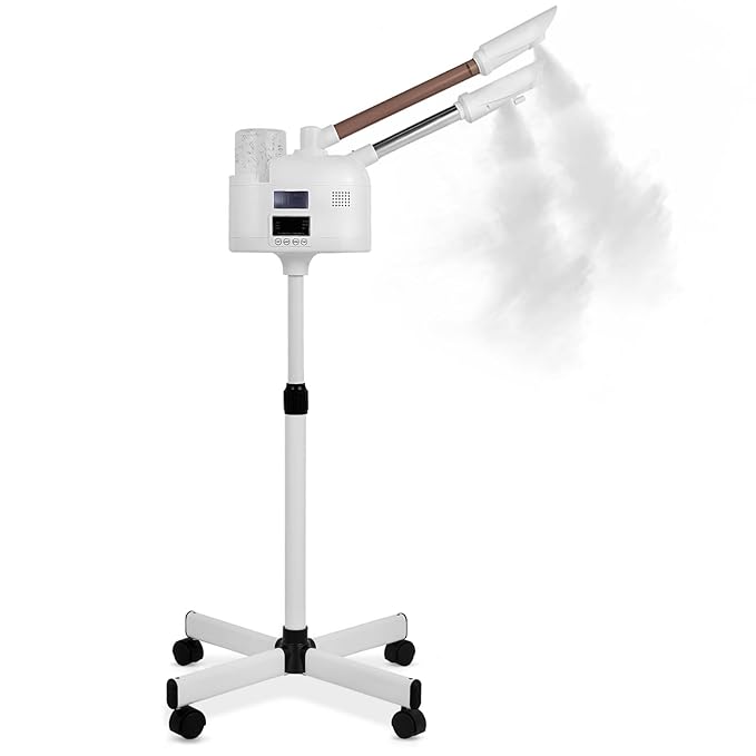 Facial Steamer with Hot & Cold Mist Function, 2 in 1 Facial Steamer for Beauty Salon