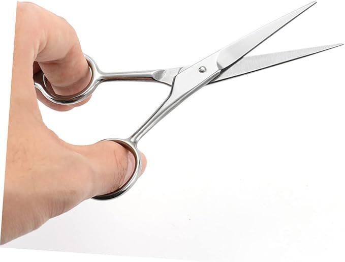 Hemoton Stainless Steel Beard Styling Hairdressing Tool for Men and Easy to Use Grooming Accessory Silver