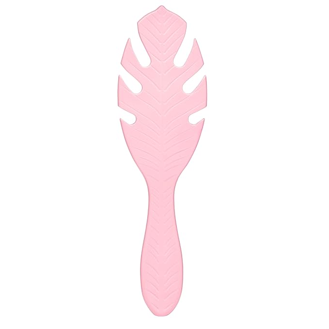 Wet Brush Go Green Hair Detangler Brush, Pink - Detangling Hair Brush - Ultra-Soft IntelliFlex Bristles Glide Through Tangles & Gently Loosens Knots While Minimizing Pain, Split Ends & Breakage
