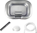 Inflatable Shampoo Basin,Inflatable Hair Washing Basin Set,Portable Hair Washing Station for Home for Bedridden Patients, Pregnant Women,and Elderly - Silver