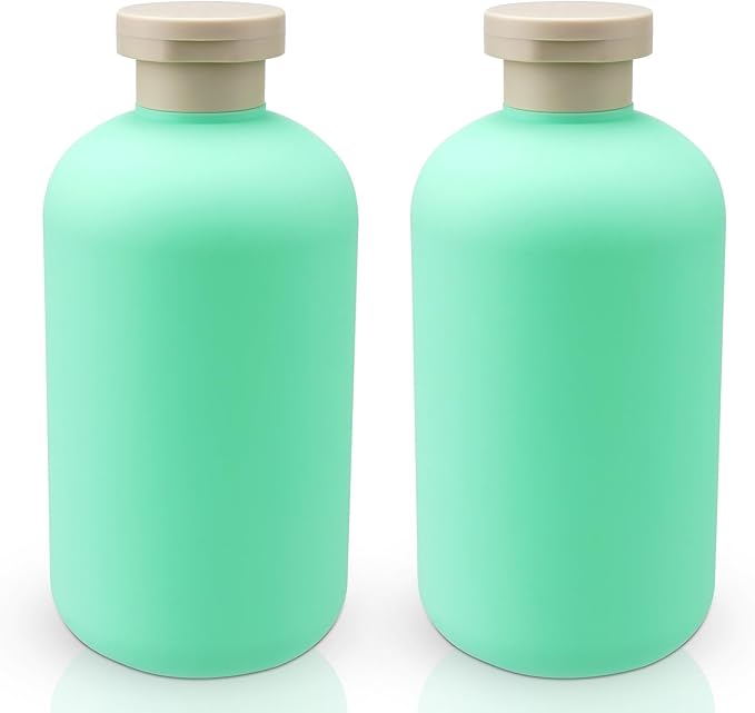 Wowang Shampoo and Conditioner Bottles 16.9oz 2 Pack Travel Bottles for Toiletries