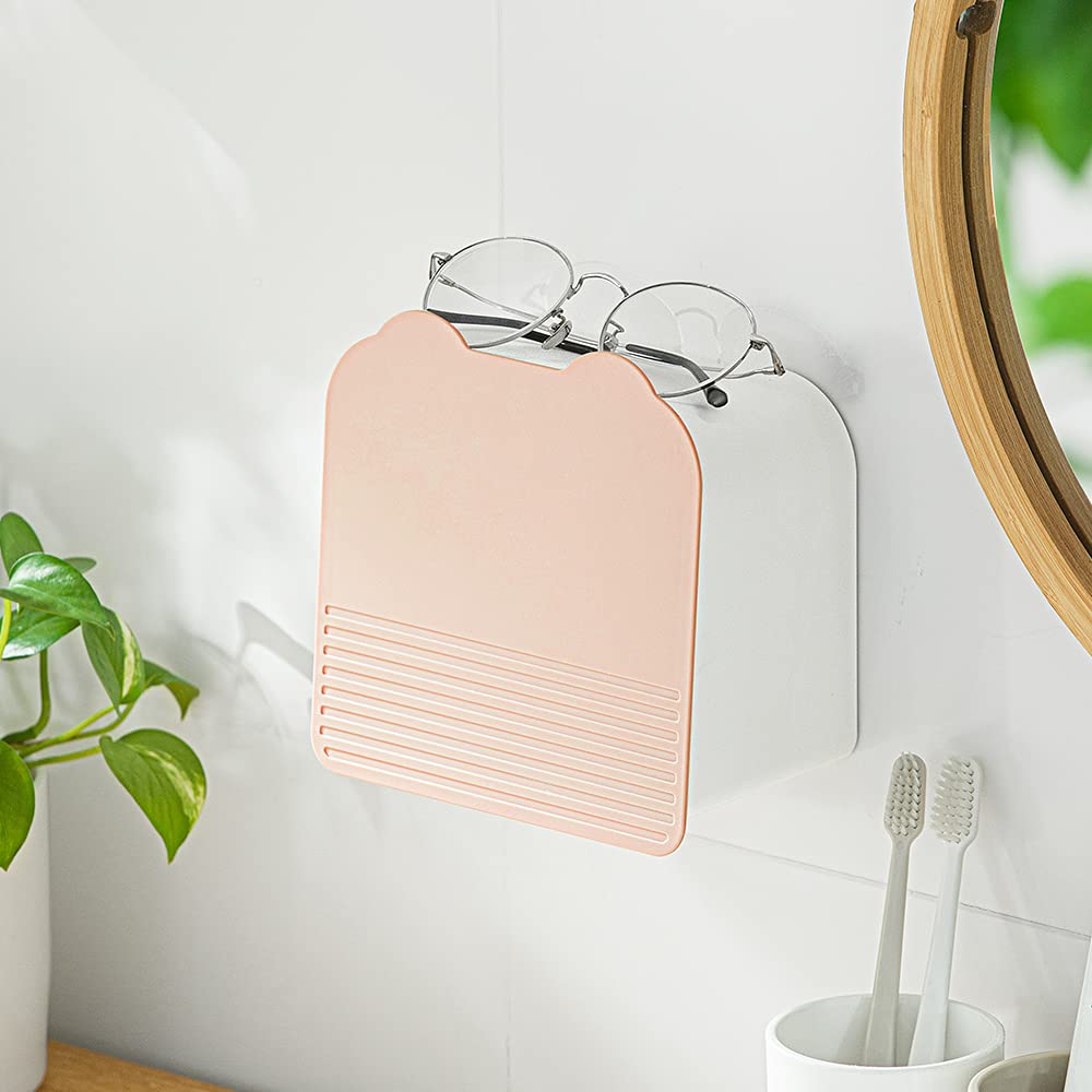 Poeland Wall Mounted Storage Box Small Item Organizer Sanitary Napkins Holder