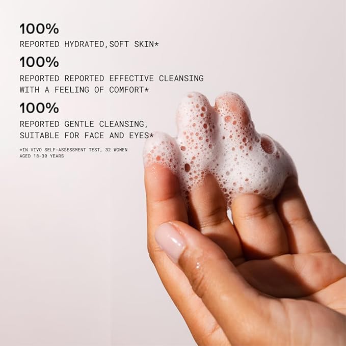 KORRES Greek Yoghurt Foaming Cream Cleanser, Hydrating, Deep Cleansing Skin Care, Makeup Remover, Face Wash for Women, Cream to Foam Facial Cleanser for Dry, Oily, Sensitive, Any Skin Type, 2.5 fl oz