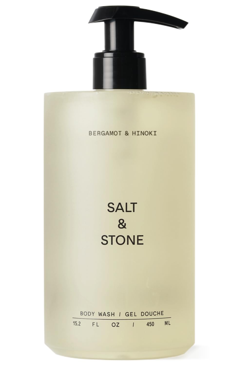 Salt & Stone Body Wash for Women & Men, Bergamot & Hinoki Refill 32 fl oz