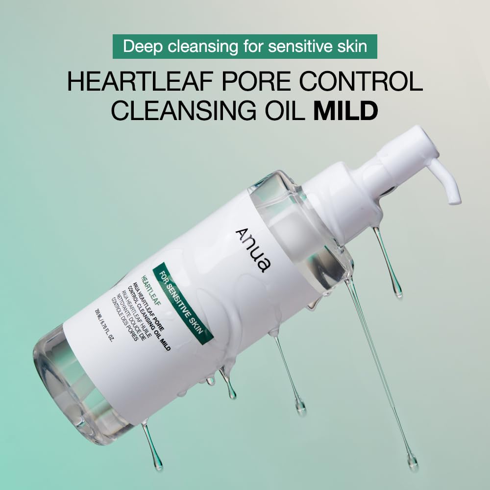 ANUA Heartleaf Pore Cleansing Oil Mild, 6.76 fl oz