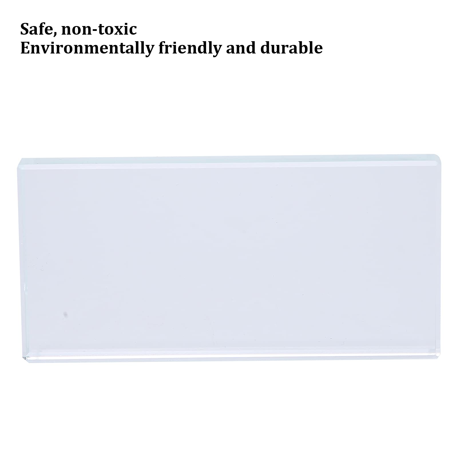Nail Art Palette, Color Mixing Glass Rectangle Manicure Color Drawing Palette Nail Polish Pigment Mixing Plate False Eyelashes Glue Hold Makeup Palette