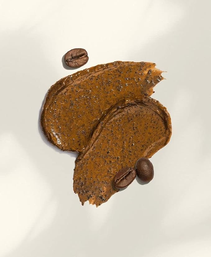 Cocoon Dak Lak Coffee Body Scrub with Coconut & Shea Butter, Exfoliating Dead Skin Remover for Sensitive Skin, Fragrance Free