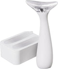 NiHome White Silicone Facial Ice Mold Tool, Reusable Cooling Face and Body Stick for Puffiness Relief, Pore Tightening, Sun-Exposed Skin Soothing, Headache Refreshing Care, Portable with Handle