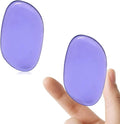 ZHome Washable Silicone Sponge Jelly Applicator for Cream Gel Foundation - Face Silisponge Cosmetic Beauty Makeup Tools Blender Purple 2PCS