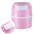 Embagol Eyelash Glue Storage Container Tank - Adhesive Jar Stand Makeup Case Cosmetic Storage Tank - Pink