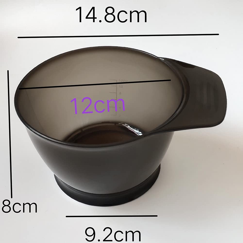 UUYYEO 4 Pcs Hair Color Bowl Plastic Color Mixing Bowls Hair Color Dyeing DIY Oil Treatments Tools Salon Hair Dye Bowl