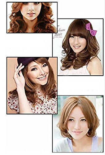 Kamay's X-Large Hair Rollers Comb Curlers Clips Styling Rollers Hair Curls Wave Style Hairdressing Curlers Tools (Plastic Styling 30mm 1 1/8"' 8PCS Random Clolor)