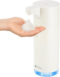 GentleJet EasyFoam Automatic Foaming Soap Dispenser, Touchless USB-C Rechargeable Sensor Pump, 304 Stainless Steel, Adjustable Foam, IPX5 Water-Resistant for Bathroom & Kitchen, 10 fl oz / 300 mL