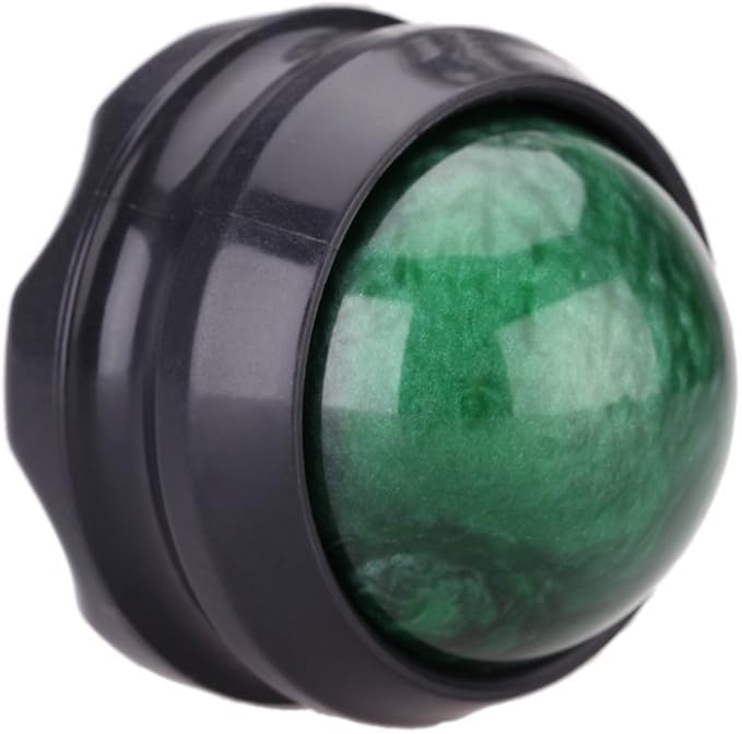 ZONGS Manual Massage Ball Pain Relief Back Roller Massager Self Massage Therapy and Relax Full Body Tools for Sore Muscle Joint Pain Essential Oils or Lotion Relax (Green)