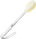 Fymblin Back Scrubber Long Handle for Shower,Back Brush Dual-Sided with Stiff and Soft Bristles,Body Exfoliator for Bath or Dry Brush