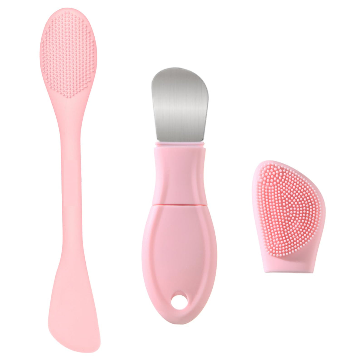 HieerBus Silicone Face Scrubber, Facial Cleansing Brush Silicone Face Wash Brush,Gentle Exfoliator Pad & Massager, for Men Women Cleansing and Exfoliating (Blue)
